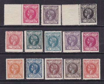 Elobey, Annobon & Corisco 1905 - Alfonso XIII - Onvolledige, Postzegels en Munten, Gestempeld