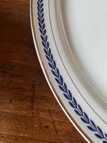Richard Ginori - Tafelservies (32) - Porselein - kobaltblauw, Antiek en Kunst