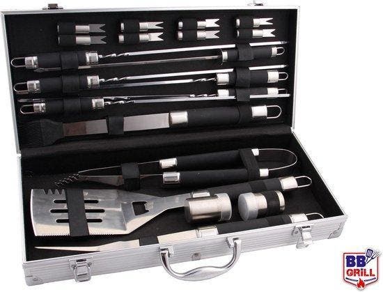 BBGrill 20-delige BBQ accessoireset SUPERGEPRIJSD, Tuin en Terras, Barbecue-accessoires, Nieuw, Ophalen of Verzenden