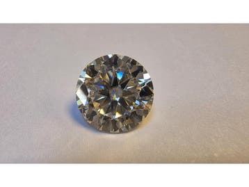 Veiling - Moissanite briljant 10.00 crt ( GRA gecertificeerd, Sieraden, Tassen en Uiterlijk, Edelstenen, Nieuw