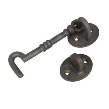 Deurhaak en vanger 110 mm ijzer geroest, Doe-het-zelf en Verbouw, Hang- en Sluitwerk, Verzenden, Nieuw