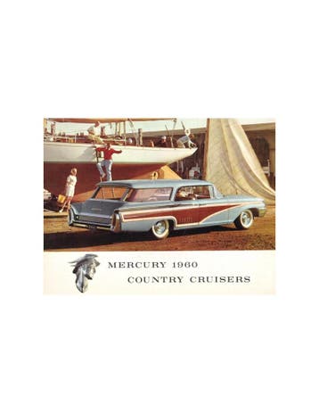 1960 MERCURY COUNTRY CRUISERS PROGRAMMA BROCHURE ENGELS, Boeken, Nieuw, Author