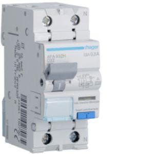 Hager aardlekautomaat / 32A, 300mA, C-kar, 1P+N / AFA932H, Ophalen of Verzenden, Nieuw, Groepenkast