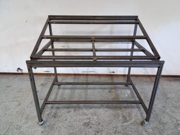 Groentestelling - B121 x D85 x H110 cm - metaal