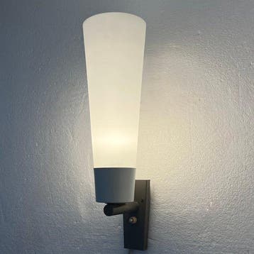 Philips Holland - Louis Kalff - Wandlamp - Opaline glas - H
