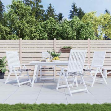 vidaXL Tuinstoelkussens 4 st 50x50x3 cm oxford stof, Verzenden, Nieuw, Meerkleurig
