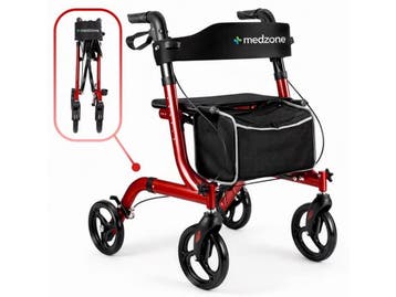 Medzone Fortis - Rollator Lichtgewicht Opvouwbaar -, Verzenden, Nieuw