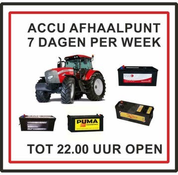 Accu trekker tractor kraan bulldozer 7dgn tot 22.00 uur open, Ophalen of Verzenden, Nieuw