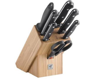 Veiling - Zwilling Twin Chef Messenblok, Zwart/Zilver, 8-Del, Gebruikt