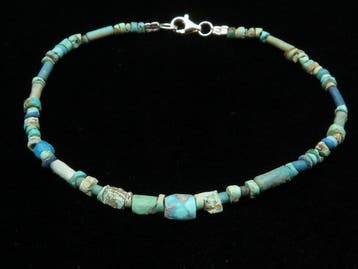 Oud-Egyptisch Armband gemaakt van turkoois en