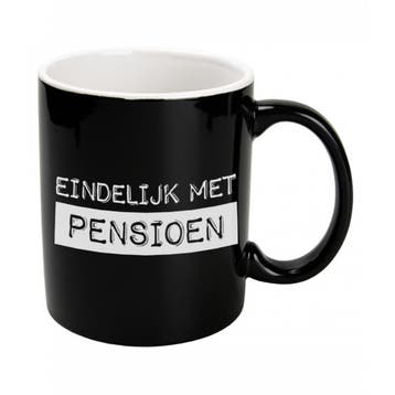 Mok pensioen, Verzenden, Nieuw, Feestartikel