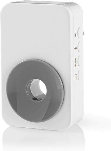 Nedis Draadloze Deurbelset - Netvoeding - 230 V AC 50 Hz - 1, Verzenden, Zo goed als nieuw