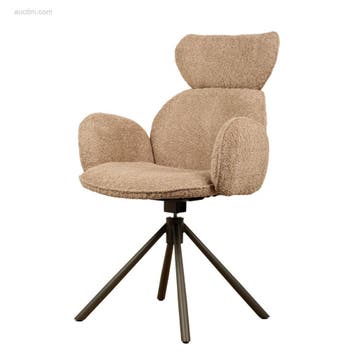 (6x) Design eetkamerstoel JD8823-taupe, Huis en Inrichting, Stoelen, Nieuw