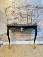 Sfeervolle sidetable Midnight Blue, Huis en Inrichting, Verzenden, Zo goed als nieuw, Hout, Sfeervol