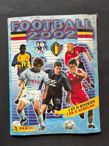 Panini Football 2002 Belgium Factory seal (Empty album +, Nieuw