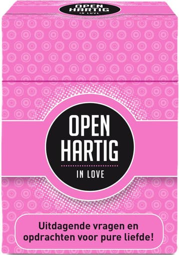 Openhartig - In Love | Open Up! - Gespreksstarters, Hobby en Vrije tijd, Gezelschapsspellen | Kaartspellen, Verzenden, Nieuw