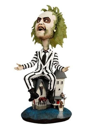 Beetlejuice Head Knocker Bobble-Head 20 cm, Ophalen of Verzenden, Nieuw