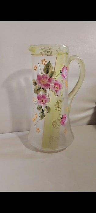 Kan - Glas - Karaf van geblazen glas, Antiek en Kunst