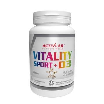 Activlab - Vitality SPORT + D3 - 60 Tabletten, Verzenden, Nieuw, Poeder of Drank