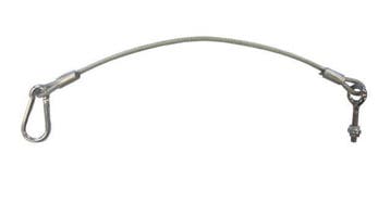 Achterklepkabel 450 Mm - Staalkabel met Karabijnhaak En Bout, Ophalen of Verzenden, Nieuw, Overige typen