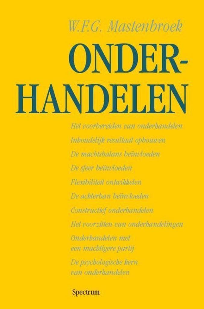 9789000362882 Onderhandelen | Tweedehands, Boeken, Schoolboeken, Zo goed als nieuw, Verzenden