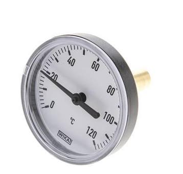 0 tot +120°C Plastic Bimetalen Thermometer 63mm Behuizing, Verzenden, Nieuw