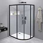 Douchecabine Gelco Sigma Simply Black Kwartrond 100x80x190, Doe-het-zelf en Verbouw, Sanitair, Ophalen of Verzenden, Nieuw, Douche