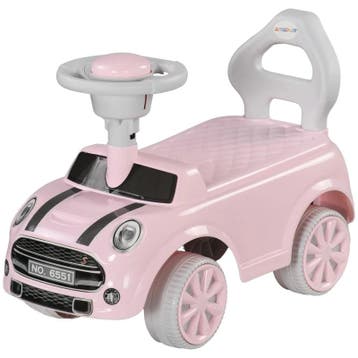 TRUUSK Roze Kinderauto met Kantelbeveiliging - Claxon - Anti, Verzenden, Nieuw