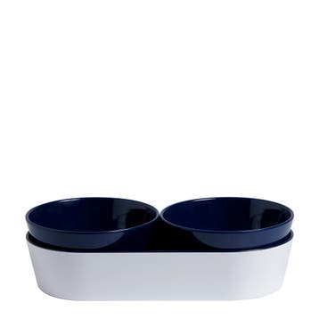 Scheepsservies Summer Snackset Navy, Ophalen of Verzenden, Nieuw