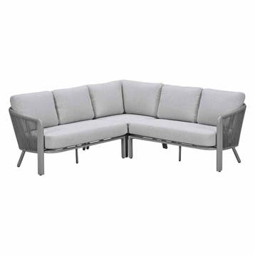 Garden Impressions Ryan loungeset hoek 3-delig - taupe, Verzenden, Nieuw
