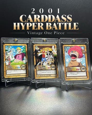 Bandai - 3 Card - One Piece - 2001 ONE PIECE Carddass Hyper, Hobby en Vrije tijd, Nieuw