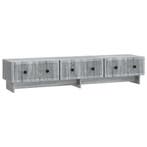 vidaXL TV-kast met lade Grijs sonoma 147 x 34,5 x 30 cm, Huis en Inrichting, Minder dan 50 cm, Verzenden, Nieuw, Minder dan 100 cm