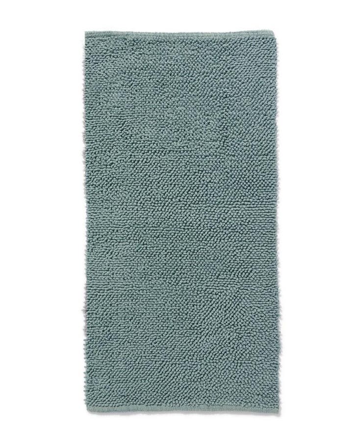 HEMA Badmat 60x120cm chenille groenblauw, Huis en Inrichting, Badkamer | Badtextiel en Accessoires, Nieuw, Verzenden