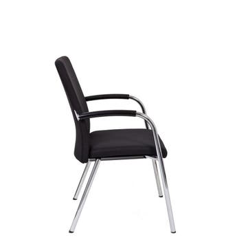 Workliving Vergaderstoel X1 - Comfort Vierpoot Zwart, Verzenden, Nieuw in verpakking