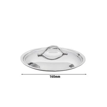 GGM Gastro | Deksel - RVS - Ø 160mm - Hoogte: 48mm | TDK160, Huis en Inrichting, Verzenden, Nieuw