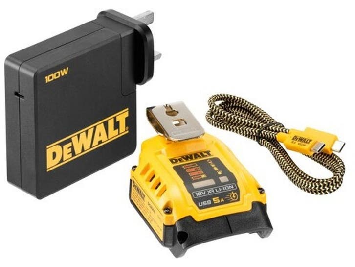 DeWalt DCB094K-QW - Lader - Mobiel laadstation - USB-A en, Doe-het-zelf en Verbouw, Gereedschap | Machine-onderdelen en Toebehoren