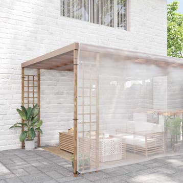 vidaXL Plantenhoes Transparant 10 x 10 m PE, Verzenden
