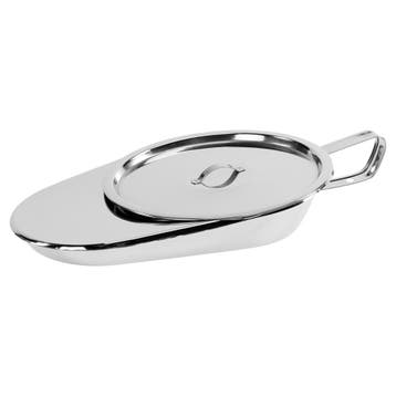 Bedpan ovaal RVS / ondersteek, Ophalen of Verzenden, Nieuw
