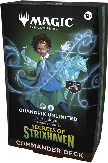 Secrets of Strixhaven: Quandrix Unlimited Commander Deck, Ophalen of Verzenden, Nieuw