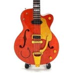 Miniatuur replica Gretsch Hollowbody gitaar - Eddie Cochran, Ophalen of Verzenden, Nieuw, Pop, Beeldje of Miniatuur