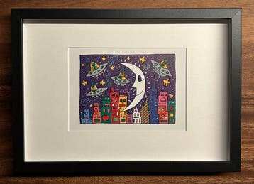 James Rizzi (1950-2011) - Something about the Night