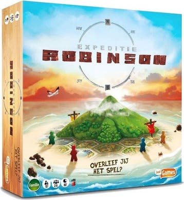 Just Games Expeditie Robinson Bordspel (Nieuw in beschadigde, Hobby en Vrije tijd, Gezelschapsspellen | Bordspellen, Verzenden