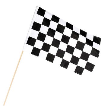 Race Handvlaggetje 60cm, Ophalen of Verzenden, Nieuw
