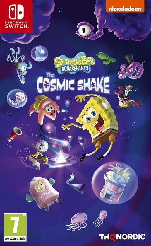 Switch Spongebob Squarepants: The Cosmic Shake, Spelcomputers en Games, Spelcomputers | Nintendo Switch, Zo goed als nieuw, Verzenden