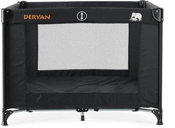Deryan Kinderbox - Inklapbare box - 100x100cm - Zwart, Kinderen en Baby's, Verzenden, Nieuw