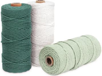 Veiling - Navaris Macramégaren 3-delige set, Nieuw