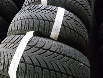 2 x Fulda Kristall Montero 215-65-16 Winterbanden 6,5mm, 16 inch, Band(en), Personenwagen, Gebruikt