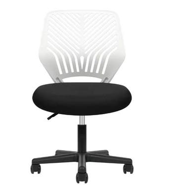 Nieuwe Ergonomische bureaustoel - luxe gevoerd - zwart / wit, Verzenden, Zwart, Nieuw, Bureaustoel
