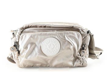 Kipling Handtas Zilver, Verzenden, Zo goed als nieuw