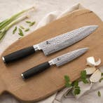 Yaxell Taishi – 2-delige Messenset – Koksmes 20 cm & Uni, Ophalen of Verzenden, Nieuw, Hout, Bestekset